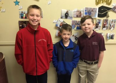 Dylan J, Alex P and Matthew U